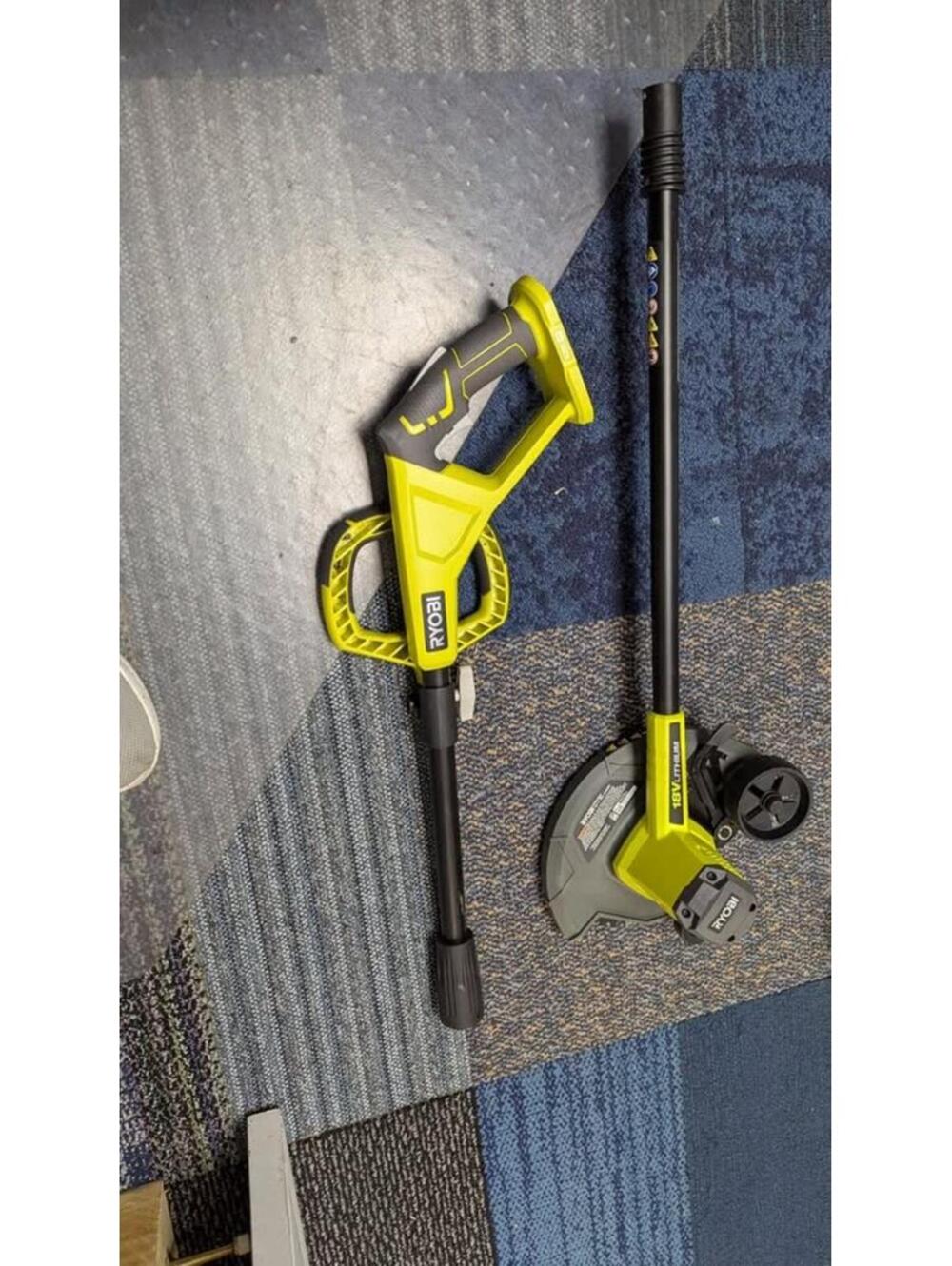Ryobi 18v one+ 9 in. Cordless Battery Edger P2300b - Tool Only - Open Box